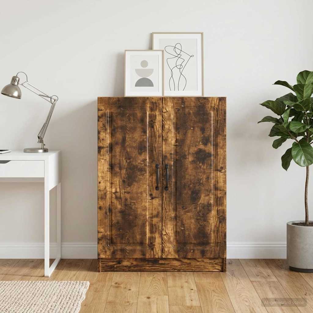 Sideboard Smoked Oak 66 x 34.5 x 87 cm Engineered Wood