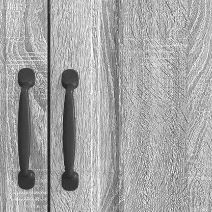 Sideboard Grey Sonoma 66 x 34.5 x 87 cm Engineered Wood