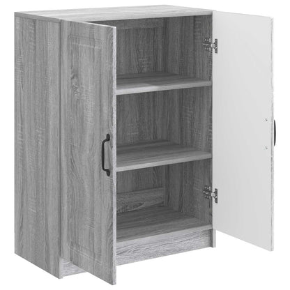 Sideboard Grey Sonoma 66 x 34.5 x 87 cm Engineered Wood