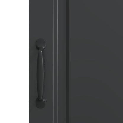 Sideboard Black 33 x 34.5 x 87 cm Engineered Wood