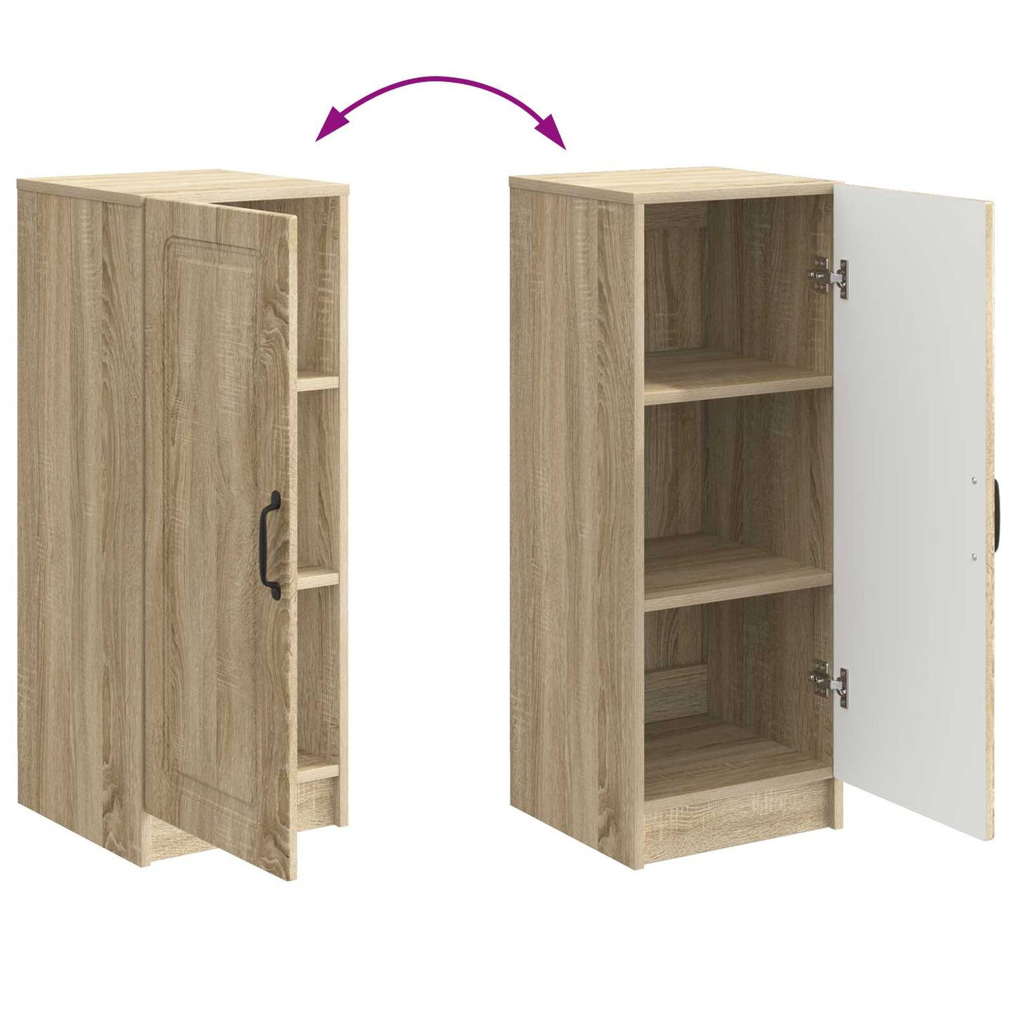 Sideboard Sonoma Oak 33 x 34.5 x 87 cm Engineered Wood