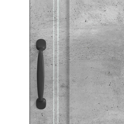 Sideboard Concrete Grey 33 x 34.5 x 87 cm Engineered Wood