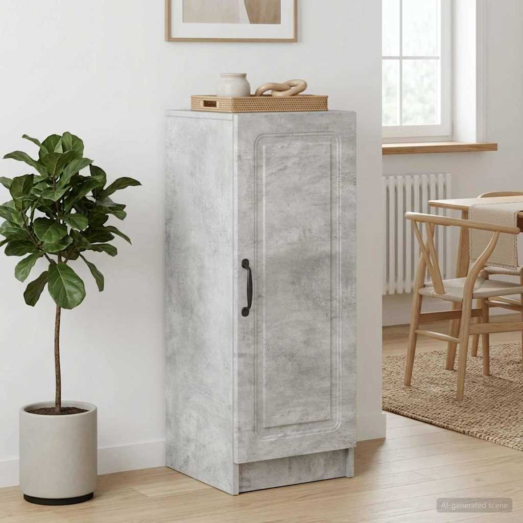 Sideboard Concrete Grey 33 x 34.5 x 87 cm Engineered Wood
