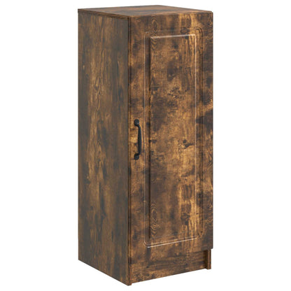 Sideboard Smoked Oak 33 x 34.5 x 87 cm Engineered Wood