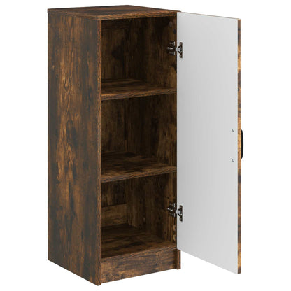 Sideboard Smoked Oak 33 x 34.5 x 87 cm Engineered Wood