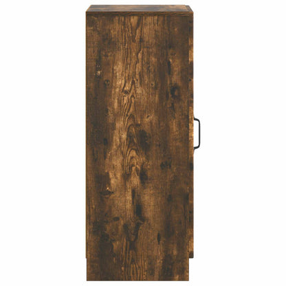 Sideboard Smoked Oak 33 x 34.5 x 87 cm Engineered Wood