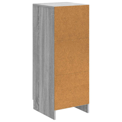 Sideboard Grey Sonoma 33 x 34.5 x 87 cm Engineered Wood
