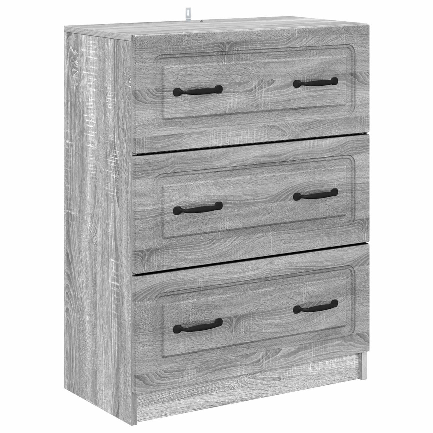 Drawer Cabinet Grey Sonoma 66 x 34.5 x 87 cm Engineered Wood