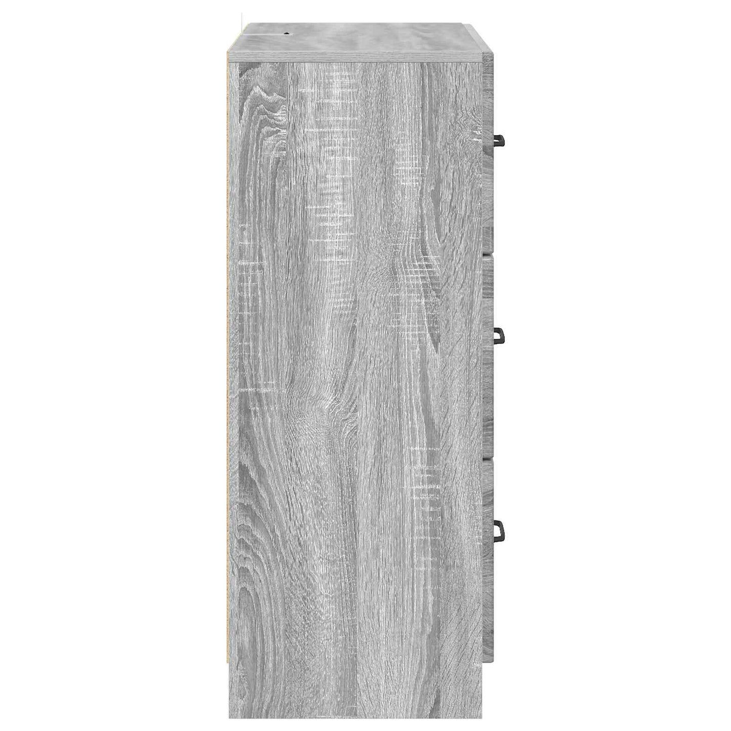 Drawer Cabinet Grey Sonoma 66 x 34.5 x 87 cm Engineered Wood