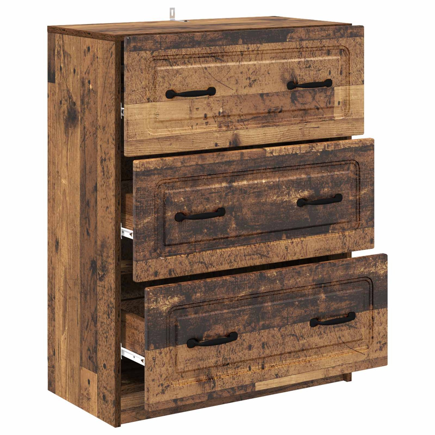 Drawer Cabinet Old Wood 66 x 34.5 x 87 cm Engineered Wood