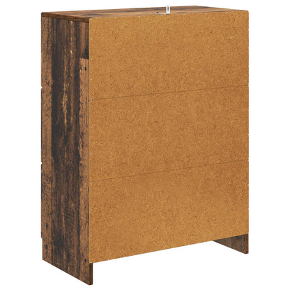 Drawer Cabinet Old Wood 66 x 34.5 x 87 cm Engineered Wood