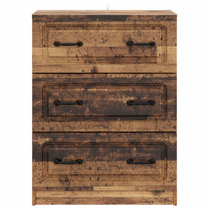 Drawer Cabinet Old Wood 66 x 34.5 x 87 cm Engineered Wood