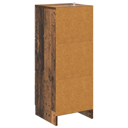 Drawer Cabinet Old Wood 33 x 34.5 x 87 cm Engineered Wood