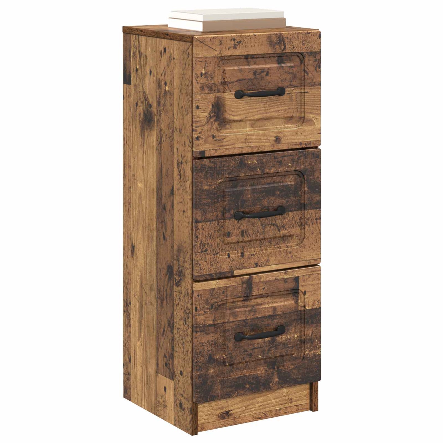Drawer Cabinet Old Wood 33 x 34.5 x 87 cm Engineered Wood