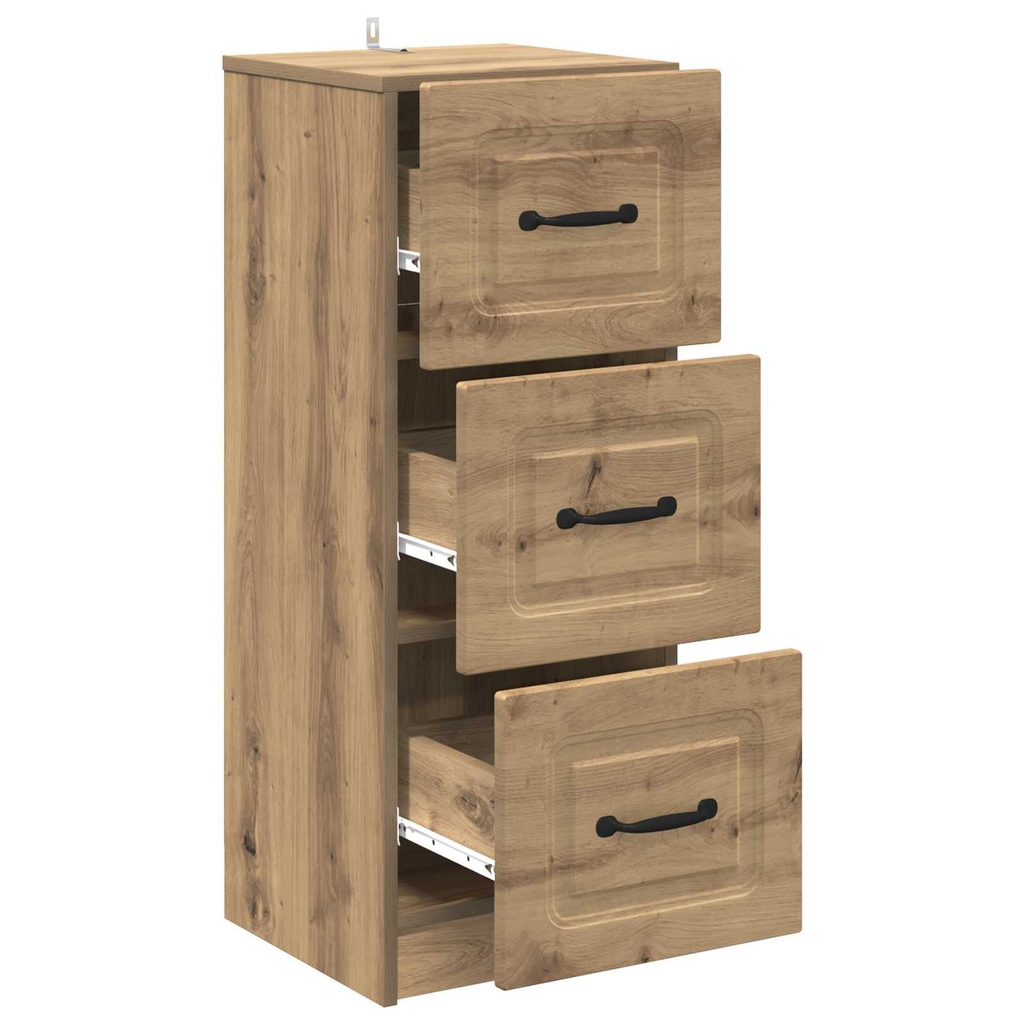 Drawer Cabinet 33 x 34.5 x 87 cm Engineered Wood Artisan Oak
