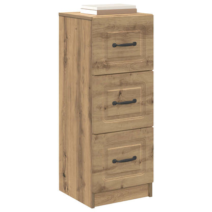 Drawer Cabinet Artisan Oak 33 x 34.5 x 87 cm Engineered Wood