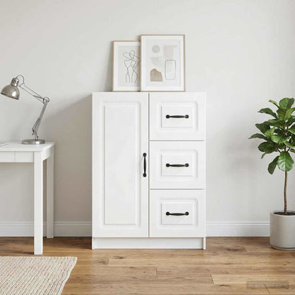 Sideboard with Drawer White 66 x 34.5 x 87 cm Engineered Wood