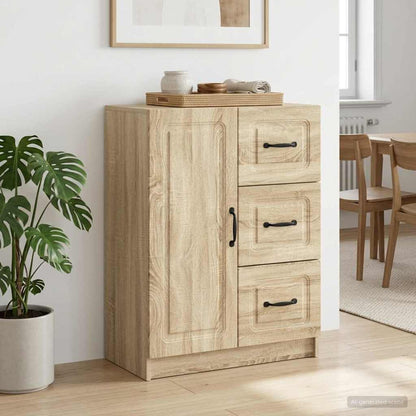 Sideboard Sonoma Oak 66 x 34.5 x 87 cm Engineered Wood