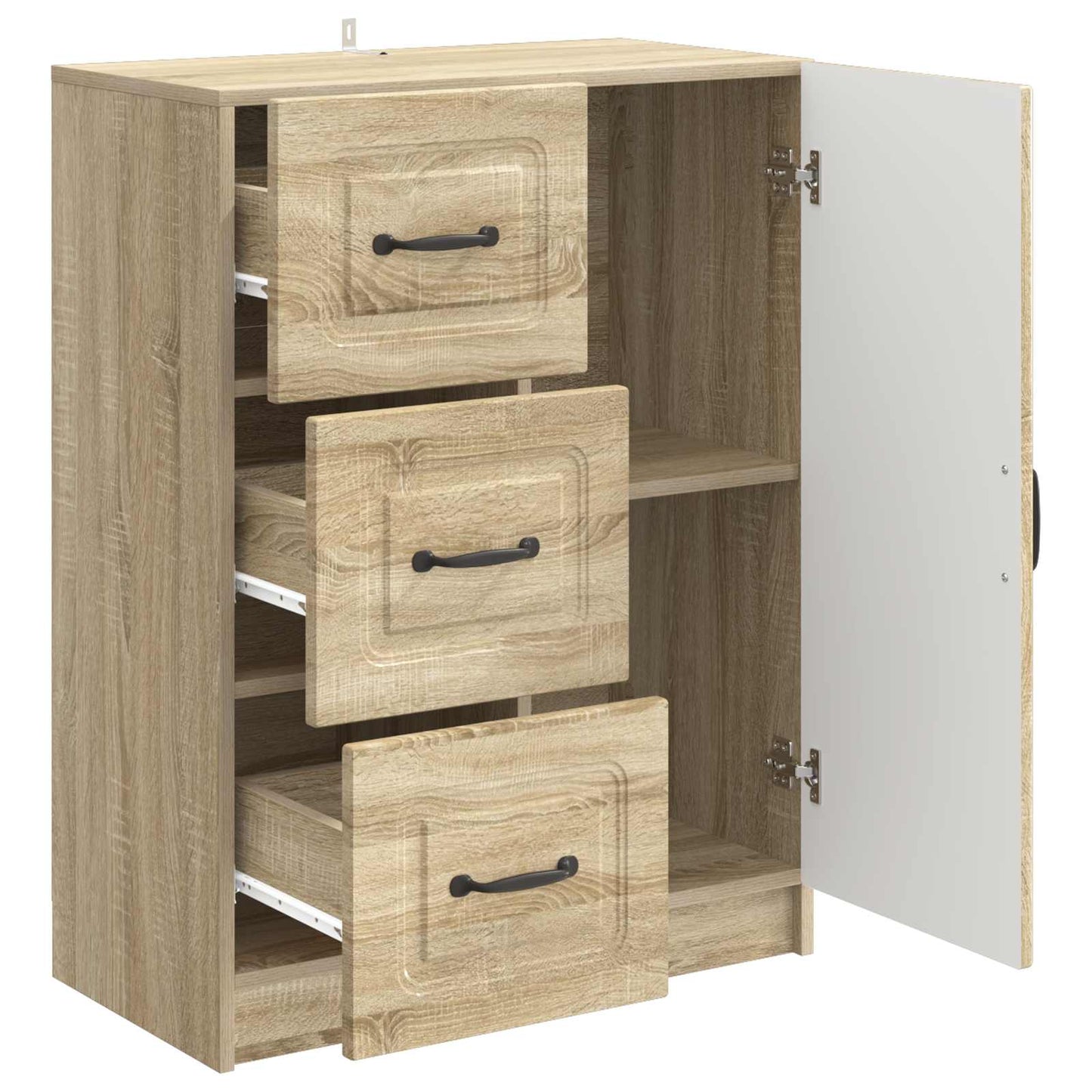 Sideboard Sonoma Oak 66 x 34.5 x 87 cm Engineered Wood