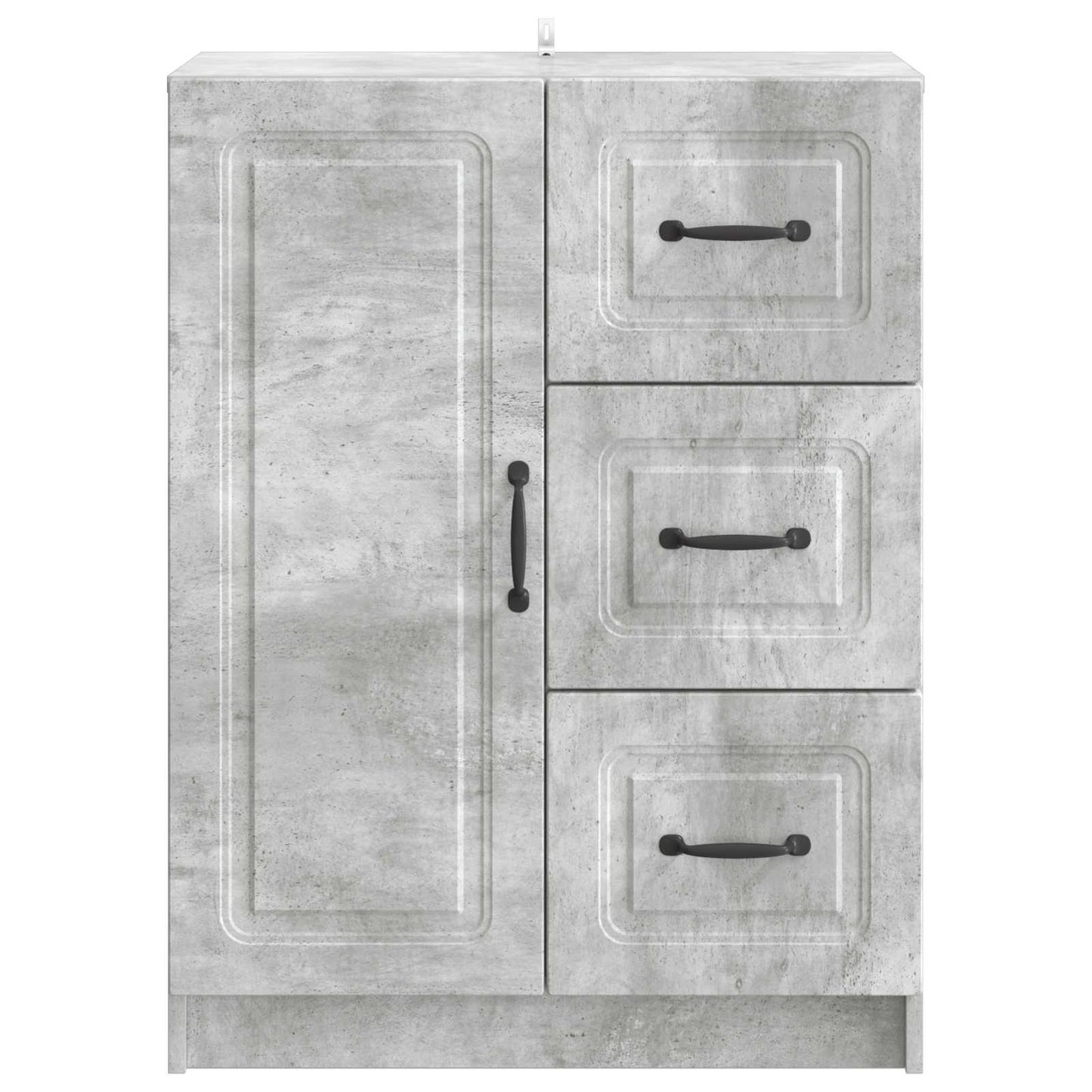 Sideboard Concrete Grey 66 x 34.5 x 87 cm Engineered Wood