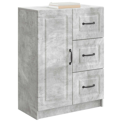 Sideboard Concrete Grey 66 x 34.5 x 87 cm Engineered Wood