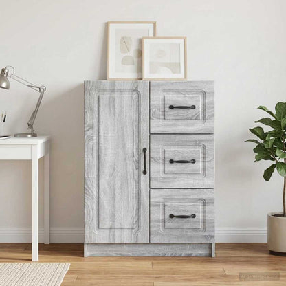 Sideboard Grey Sonoma 66 x 34.5 x 87 cm Engineered Wood