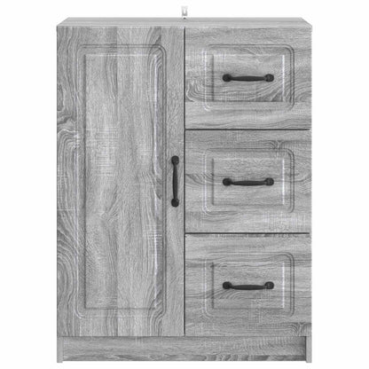 Sideboard Grey Sonoma 66 x 34.5 x 87 cm Engineered Wood