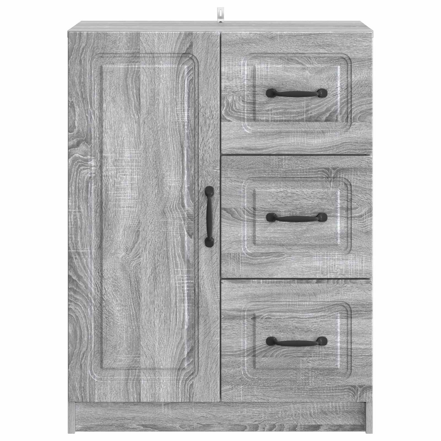 Sideboard Grey Sonoma 66 x 34.5 x 87 cm Engineered Wood