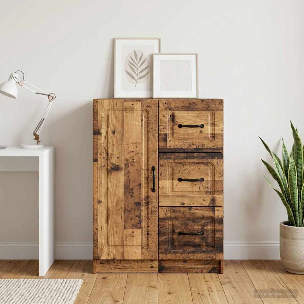 Sideboard Old Wood 66 x 34.5 x 87 cm Engineered Wood