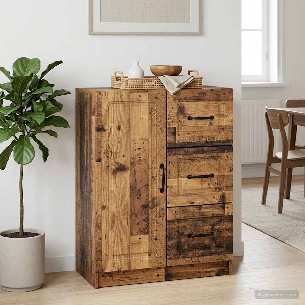 Sideboard Old Wood 66 x 34.5 x 87 cm Engineered Wood