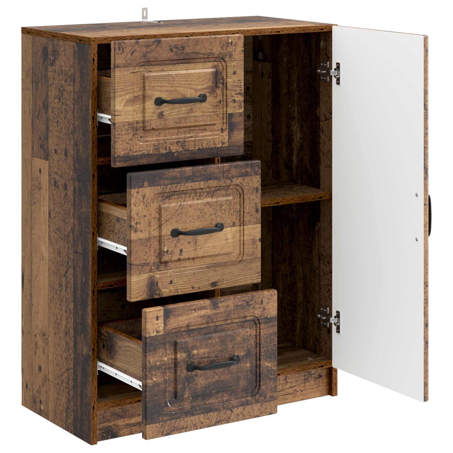 Sideboard Old Wood 66 x 34.5 x 87 cm Engineered Wood