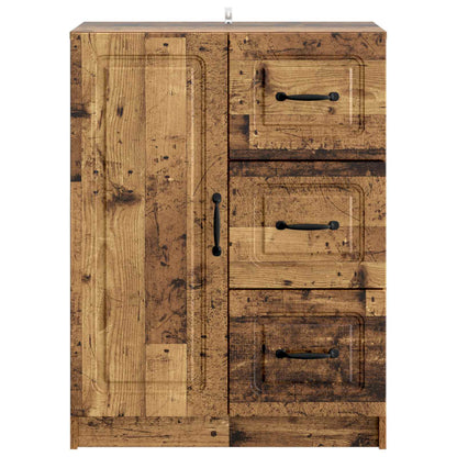 Sideboard Old Wood 66 x 34.5 x 87 cm Engineered Wood