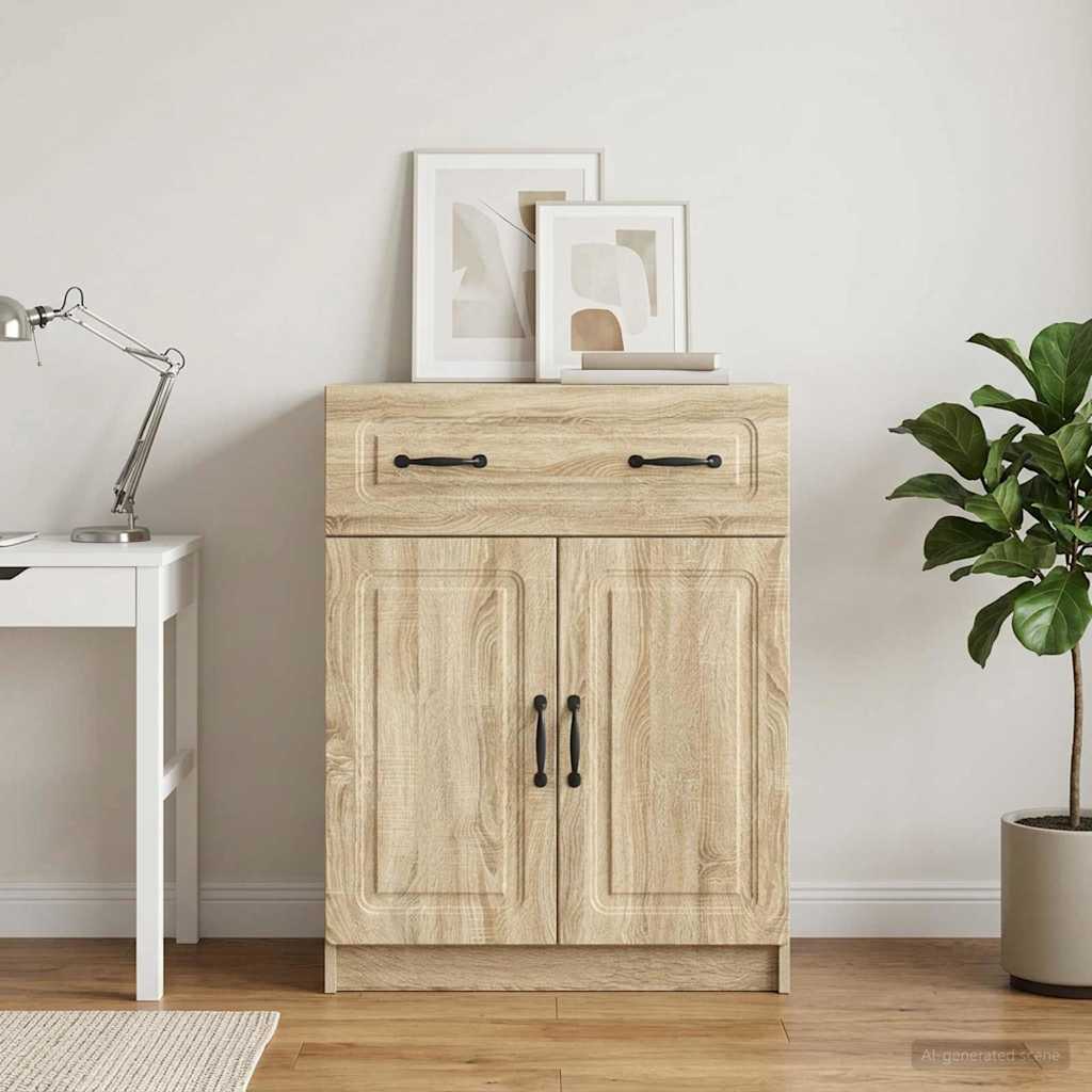 Sideboard Sonoma Oak 66 x 34.5 x 87 cm Engineered Wood