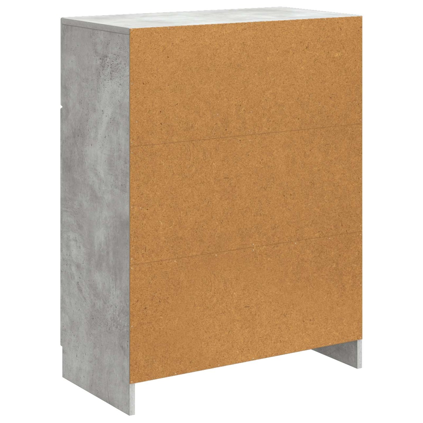 Sideboard Concrete Grey 66 x 34.5 x 87 cm Engineered Wood
