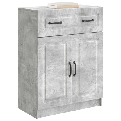Sideboard Concrete Grey 66 x 34.5 x 87 cm Engineered Wood