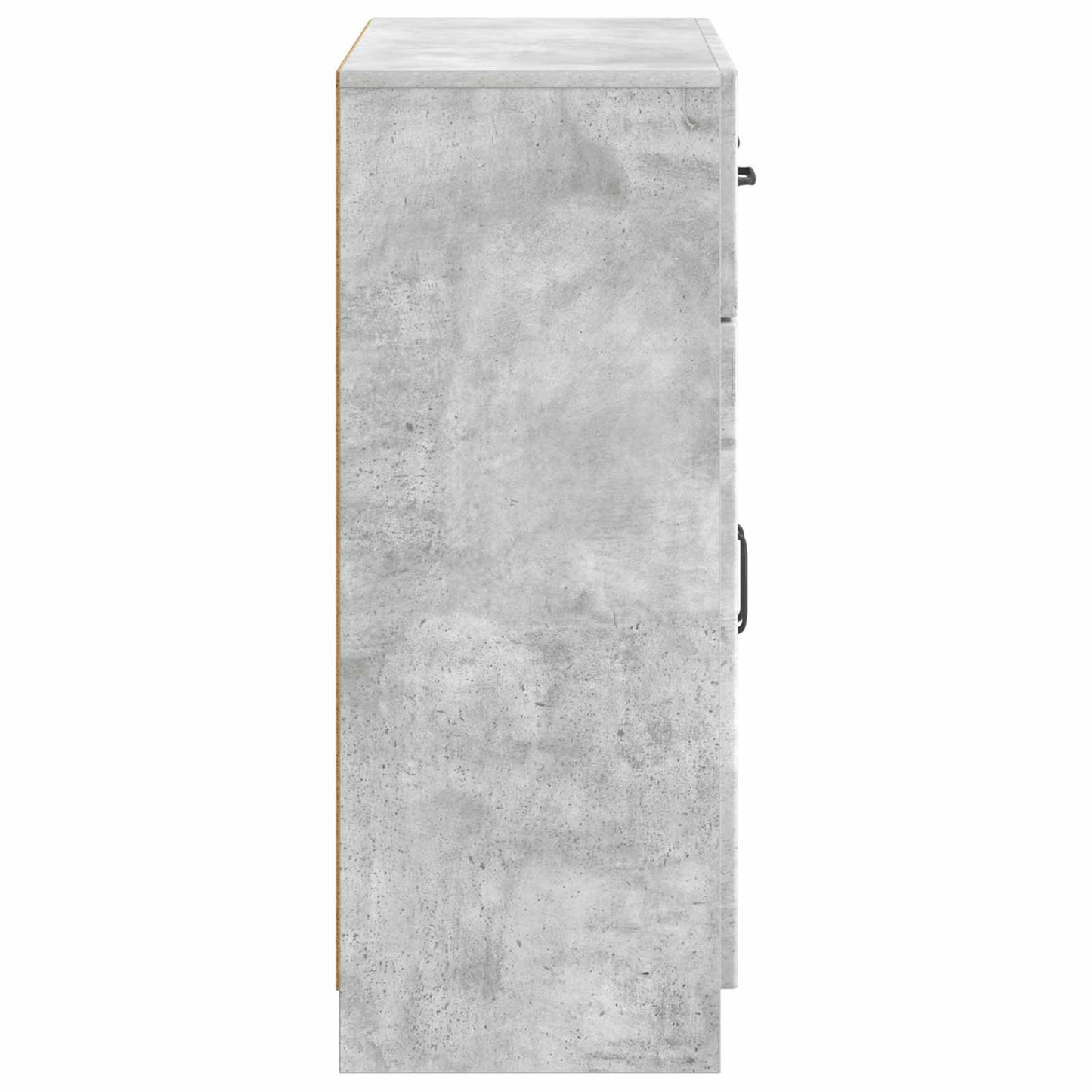Sideboard Concrete Grey 66 x 34.5 x 87 cm Engineered Wood