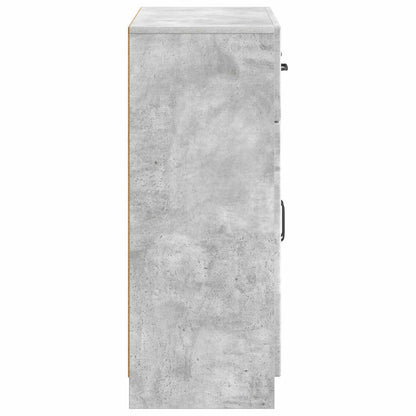 Sideboard Concrete Grey 66 x 34.5 x 87 cm Engineered Wood