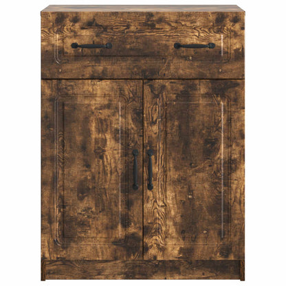Sideboard Smoked Oak 66 x 34.5 x 87 cm Engineered Wood