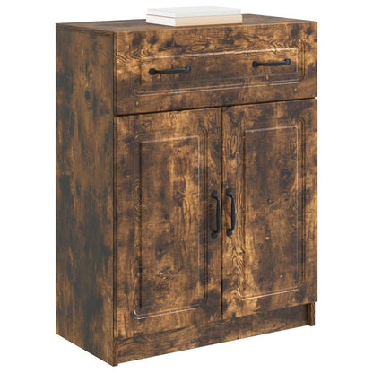 Sideboard Smoked Oak 66 x 34.5 x 87 cm Engineered Wood