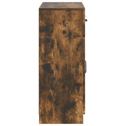 Sideboard Smoked Oak 66 x 34.5 x 87 cm Engineered Wood