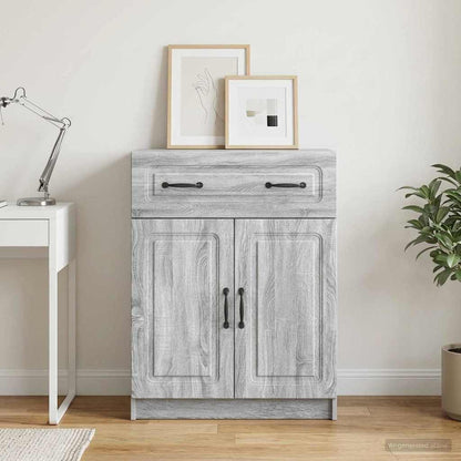 Sideboard Grey Sonoma 66 x 34.5 x 87 cm Engineered Wood