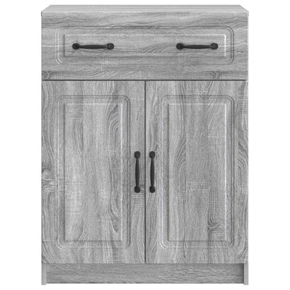Sideboard Grey Sonoma 66 x 34.5 x 87 cm Engineered Wood