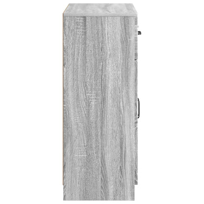 Sideboard Grey Sonoma 66 x 34.5 x 87 cm Engineered Wood