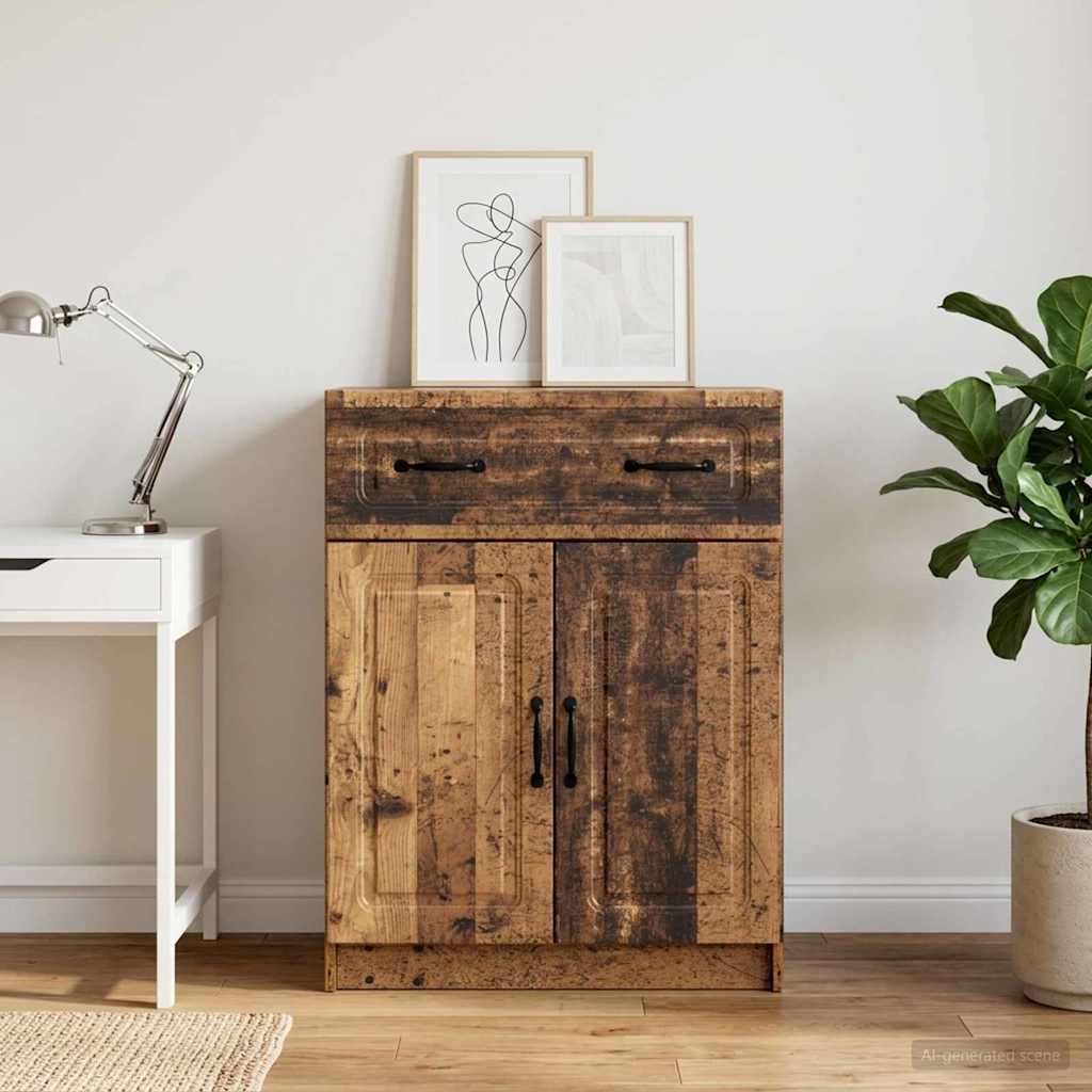 Sideboard Old Wood 66 x 34.5 x 87 cm Engineered Wood