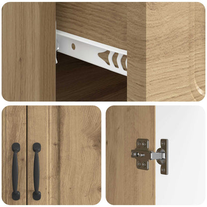 Sideboard Artisan Oak 66 x 34.5 x 87 cm Engineered Wood
