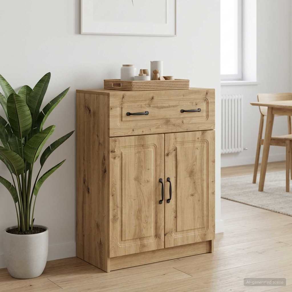 Sideboard Artisan Oak 66 x 34.5 x 87 cm Engineered Wood