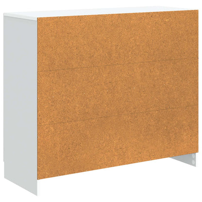 Sideboard White 89 x 34.5 x 77 cm Engineered Wood