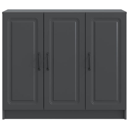 Sideboard Black 89 x 34.5 x 77 cm Engineered Wood
