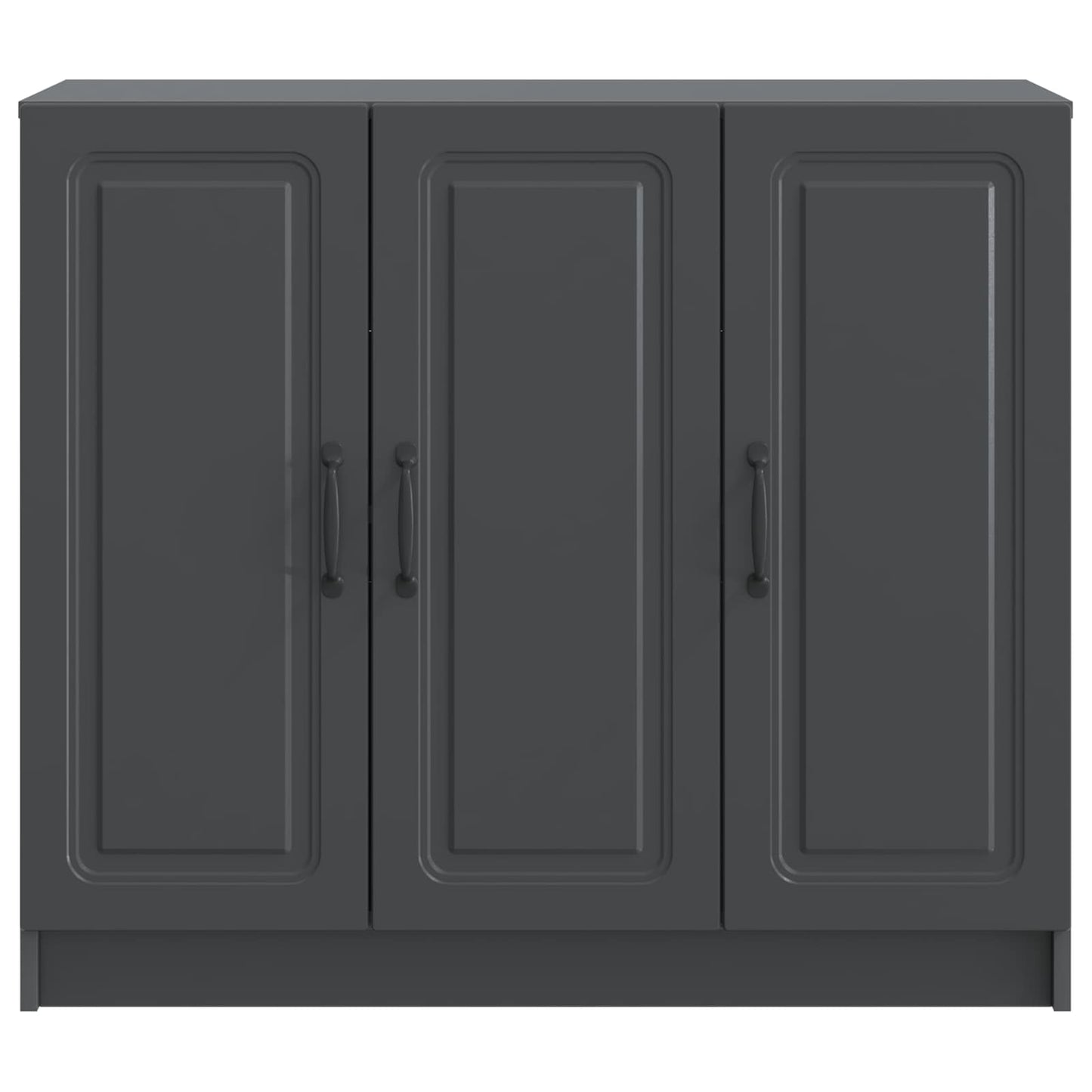 Sideboard Black 89 x 34.5 x 77 cm Engineered Wood