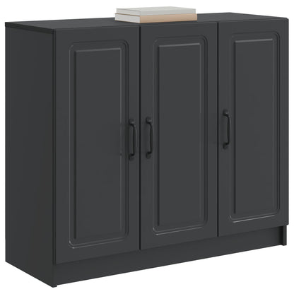 Sideboard Black 89 x 34.5 x 77 cm Engineered Wood